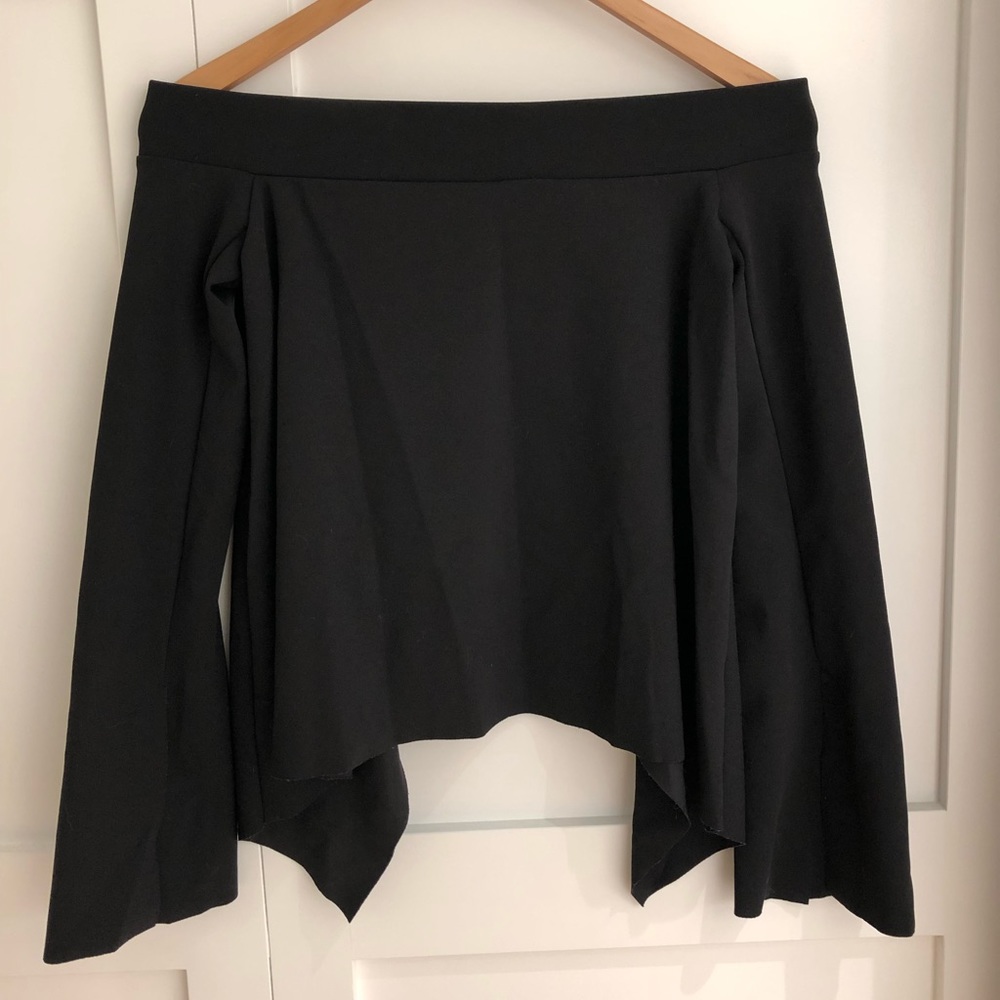 Zara Off Shoulder Bell Sleeve Top